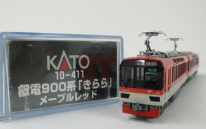 KATO 10-411 叡電 900系 きらら メープルレッド 2両セット【加工品】chn021727