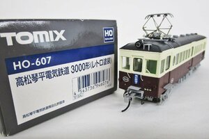 TOMIX HO-607 高松琴平電気鉄道 3000形（レトロ塗装）【ジャンク】ukh021627