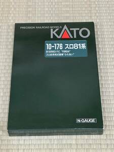 9.KATO製(株式会社関水金属) N-GAUGE スロ81系 和式客車ふれあい 6両セット [開封済未使用品] / 筑波 大洗 奥久慈 五浦 勿来 相馬