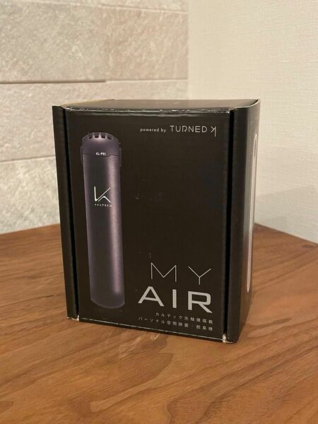 カルテック MY AIR KL-P01-K ターンド ケイ 首掛けタイプ 光触媒除菌脱臭機　 保管品