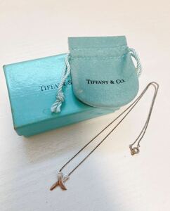 【箱、保存袋付き】TIFFANY&Co. ティファニー パロマピカソ キス クロス シルバー925 レディース ネックレス クリーニング済み