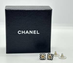 ★正規品保証★ CHANEL/シャネル ココマークラインストーンピアス ビンテージ