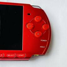 【極美品】SONY ソニー プレイステーション ポータブル 本体のみ PSP-3000 PSP3000 レッド 中古 動作確認済み 現状品_画像3