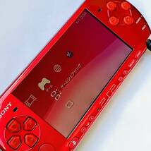 【極美品】SONY ソニー プレイステーション ポータブル 本体のみ PSP-3000 PSP3000 レッド 中古 動作確認済み 現状品_画像10
