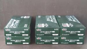 HOゲージ KATO コキ104 コンテナ積載12両（うち４両ジャンク扱い品）