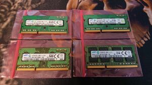 SODIMM DDR3-1600 PC3-12800 2GBx2枚 4GB 8GB (16GB) ノートPCメモリ SAMSUNG