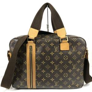 【ルイヴィトン】本物 LOUISVUITTON ビジネスバッグ モノグラム M40043 サック ボスフォール 2way ショルダーバッグ ブリーフケース メンズ