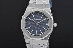  Audemars Piguet AP 14100ST.OO.0477ST.01 Royal oak automatic men's SS AT kyali bar 2225 black face [ Manufacturers OH settled ]