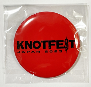 KNOTFEST JAPAN 2023 限定グッズガチャ 缶バッジ 赤 新品未開封 ノットフェスジャパン ガチャ 缶バッチ SLIPKNOT スリップノット KORN