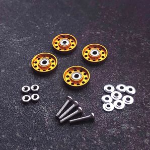 ミニ四駆 13ｍｍ 軽量 アルミベアリングローラー