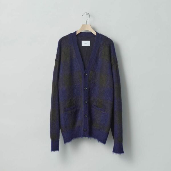 stein COLOR COMBINATION MOHAIR CARDIGAN