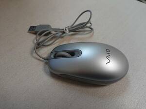 SONY vaio USBマウス VGP-UMS30　シルバー 美品