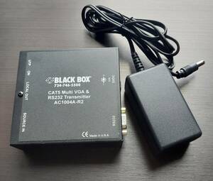 Black Box ブラックボックス 送信機 724-746-5500 AC1004A-R2 CAT5 VGA Rs232 Transmitter