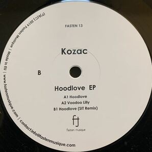 国産ヴァイナル・オンリー・レーベル Kozac - Hoodlove EP /Fasten Musique - FASTEN13 / SIT Remix /DJ DEST /VLAD CAIA & CRISTI CONSの画像2