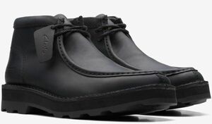 Clarks 27cm ブラック ウォータープルーフ 防水 スニーカー ブーツ ビジネス レザー ダービー 軽量 オックスフォード スーツ JJJ282