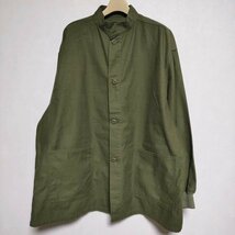 4-0201M∞Needles S.C. Army Shirt Back Sateen 定価22000円 バックサテン 長袖シャツ カーキ ニードルス 232344_画像1