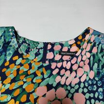 marimekko MILJA ベルト付き ドレス 36 総柄 ワンピース マルチカラー マリメッコ 4-0120M 224549_画像4