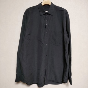 COMOLI コモリシャツ W03-02001 コットン サイズ2 長袖シャツ ブラック系 コモリ 4-0210M F95098