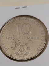 東ドイツ 10マルク銅貨 3枚セット(1974 1975 1990)_画像6