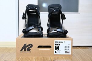 スノーボードバインディング　K2 フォーミュラC［カーボン］Mサイズ（ブーツサイズ23〜27cm用）