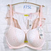 新品　トリンプ　アモスタイル　シックデイジープリント 夢みるブラ ノンワイヤー　ブラ＆ショーツセット　F75L_画像1