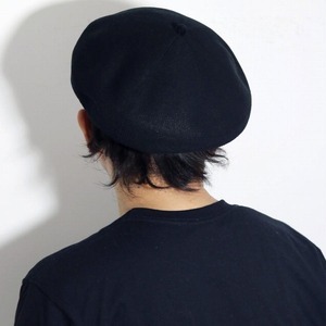 RACAL/ラカル/鹿の子 サマーベレー帽/ブラック/ユニセックス/帽子/サイズL(約59cm)/スプリングベレー