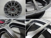 Y-119(送料無料/代引きOK)ランクD 中古 SUBARU STi 純正オプション ENKEI 17x7.5JJ +55 5H PCD100 M.A.T 軽量 スバル インプレッサ 4本SET_画像5