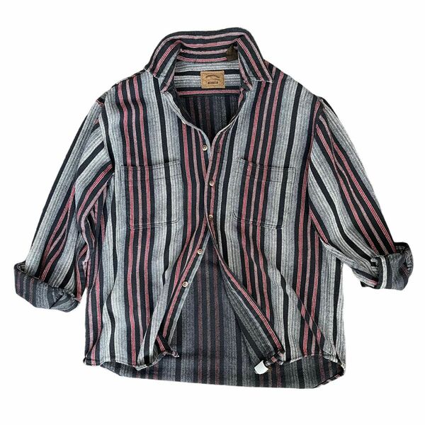 【ヴィンテージ】オーバーサイズシャツ 厚手シャツ