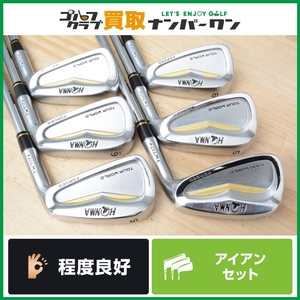 【程度良好 人気モデル】ホンマ HONMA TOUR WOLRD TW717V アイアンセット 5～10 6本セット N.S PRO MODUS3 TOUR 120 フレックスS NSプロ