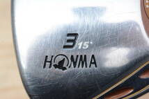 ★売切り★【人気モデル】ホンマ HONMA BERES MG713 2008年 レフティ フェアウェイウッド 3W 15° ARMRQ UD49 フレックスR ベレス 左用 3FW_画像2