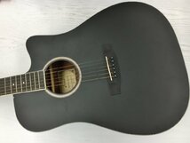 DONNER アコースティックギター DAG-1CB ブラック ソフトケース付き 2402LS038_画像3