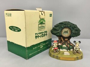 ディズニー Disney 置き時計 マクドナルド アニマルキングダムサマーパスポート 非売品 クロック ジャンク 2402LT025