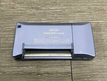 ☆ GBA ☆ ゲームボーイミクロ ブルー 動作品 バッテリー欠品 状態難 本体のみ Nintendo GAMEBOY ADVANCE ゲームボーイアドバンス _画像2