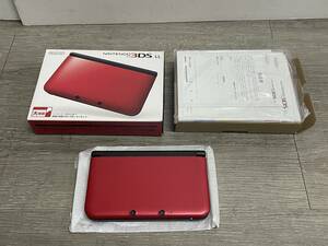 ☆ 3DSLL ☆ ニンテンドー3DS LL レッド ブラック 動作品 本体 タッチペン 箱 説明書 付属 Nintendo 3DS LL ニンテンドー DS 任天堂 2939