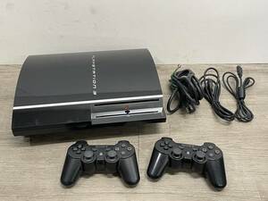 ☆ PS3 ☆ プレイステーション3 CECHL00 80GB クリアブラック 動作品 本体 コントローラー ケーブル 付属 Playstation3 プレステ3 4000