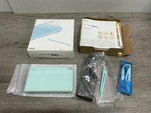 ☆ DSLite ☆ ニンテンドーDS Lite アイスブルー 動作品 本体 タッチペン アダプター 箱 説明書 付属 Nintendo DS GBA 任天堂 8824