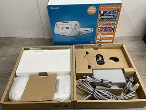 ☆ WiiU ☆ ファミリープレミアムセット 32GB シロ 動作品 本体 ゲームパッド 純正アダプター 箱 付属 Nintendo Wii U 任天堂 5979