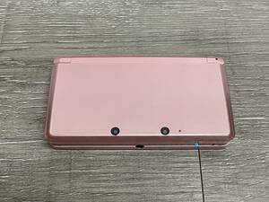 ☆ 3ＤＳ ☆ ニンテンドー3DS ミスティピンク 動作品 本体 タッチペン 付属 Nintendo DS ニンテンドー 任天堂 9478