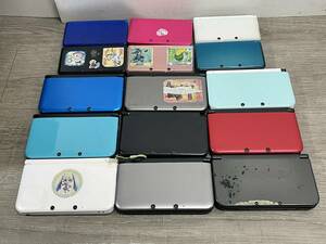 ☆ 3DSLL ☆ ニンテンドー3DS LL 他 15台 まとめ売り ジャンク 部品取り Nintendo 3DS DS ニンテンドー 任天堂 ターコイズ ブラック ミント