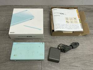 ☆ DSLite ☆ ニンテンドーDS Lite アイスブルー 動作品 本体 タッチペン アダプター 箱 説明書 付属 Nintendo DS GBA 任天堂 2660