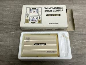 ☆ ゲームウォッチ ☆ オイルパニック OP-51 箱 付属 未チェック ジャンク Nintendo GAME＆WATCH ゲーム＆ウォッチ 任天王