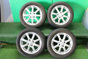 ダイハツ純正 14インチ アルミホイール 4穴 14×4.5J +45 4本セット 2023年 155/65R14 タント L375S 35404 4X629