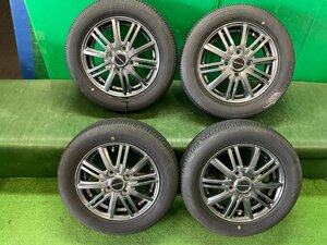 参 BALMINUM 13X4.0J アルミホイール タイヤセット 155/65R13 モコ 軽 34986 4X563