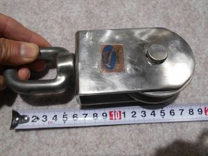  stainless steel lifting block ASANO 3 -inch new goods unused goods boat ship 2 number 