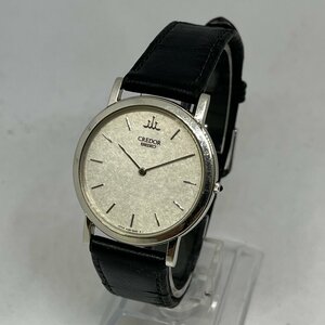 ▽▼セイコー SEIKO クレドール CREDOR プラチナ PT950 重量約45.32g 腕時計 クォーツ メンズ 8J80-8A00 ※ベルト社外品/不動/ジャンク品▼