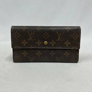 ▽▼ルイヴィトン Louis Vuitton モノグラム ポルト トレゾール インターナショナル 三つ折り財布 茶色系 レディース メンズ M61215▼▽