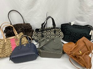 ◇◇coach コーチ トートバッグ ショルダーバッグ ハンドバッグ リュック レザー シグネチャー 未使用品あり◇◇S5597