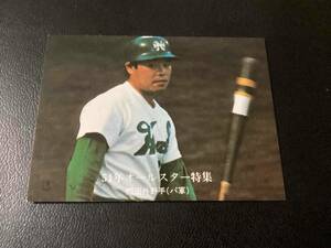 良品　カルビー76年　門田（南海）No.877　プロ野球カード