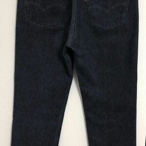 極美品 レングス30 先染め ブラック USA製 90s LEVI'S リーバイス 501 黒 デニム パンツ W38 505 66 前期 ビッグE ビンテージ 60s 50s 80s の画像3