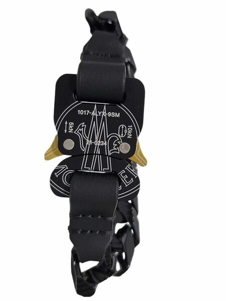 新品本物モンクレール MONCLER GENIUS 6 1017 ALYX 9SM BRACELET ロゴ バックル チェーンブレスレット